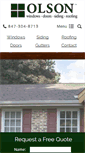 Mobile Screenshot of olsonwindows.com